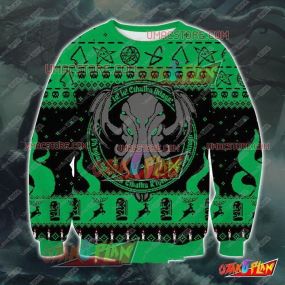 Cthulhu Ctv2 2810 3D Print Ugly Christmas Sweatshirt
