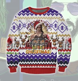 Cyberpunk 2077 Johnny Silverhand Gingerbread 3D Printed Ugly Christmas Sweatshirt