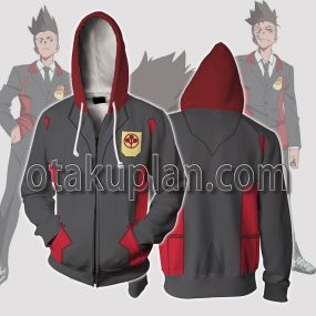 Cyberpunk Edgerunners Arasaka Academy Uniform Cosplay Zip Up Hoodie