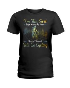 Cycling - I'm The Girl Words G Shirt