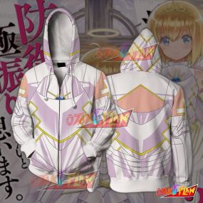 BOFURI I Don't Want to Get Hurt so I'll Max Out My Defense Maple Angle Ver Cosplay Zip Up Hoodie