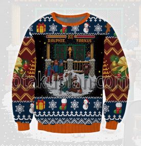 Daddys Gonna Kill Ralphie 3D Printed Ugly Christmas Sweatshirt