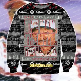 Dale Earnhardt The Man The Myth The Legend 3D Print Ugly Christmas Sweatshirt