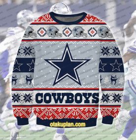 Dallas Cowboys 3D Printed Ugly Christmas Sweatshirt