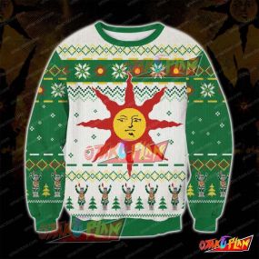 Dark Souls Praise The Sun 3D Print Ugly Christmas Sweatshirt