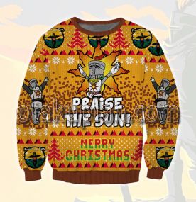 Dark Souls Praise The Sun 3d Printed Ugly Christmas Sweatshirt