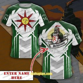 Dark Souls Praise The Sun Custom Name T-shirt V2