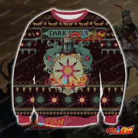 Dark Souls Praise The Sun PSV2 3D Print Ugly Christmas Sweatshirt
