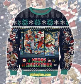 Darling in the Franxx Christmas Vibe Ugly Christmas Sweatshirt