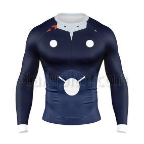 Darling In The Franxx Hiro Battle Long Sleeve Compression Shirt