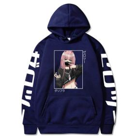 Darling In The Franxx Zero Two Face Mask Hoodie BM20078