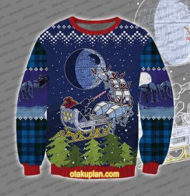 Darth Vader Christmas Sleigh Wars Ugly Christmas Sweatshirt