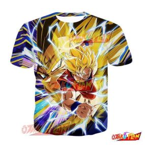 Dragon Ball Unstoppable Battle Super Saiyan 2 Goku (Angel) T-Shirt