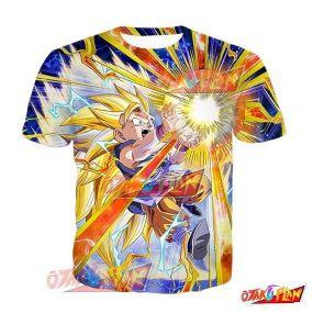 Dragon Ball Zealous Offensive Super Saiyan 3 Goku (GT) T-Shirt