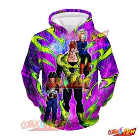 Dragon Ball Bloodcurdling Activation Androids 17 & 18 Hoodie