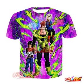 Dragon Ball Bloodcurdling Activation Androids 17 & 18 T-Shirt