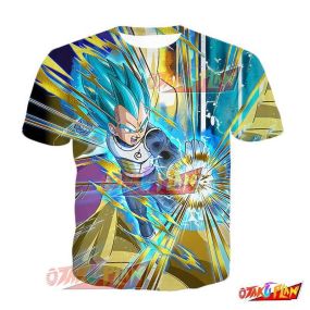 Dragon Ball Burning Fury Super Saiyan God SS Vegeta T-Shirt