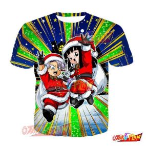 Dragon Ball Christmas Eve Gifts Trunks (Kid) & Mai T-Shirt