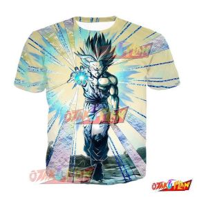 Dragon Ball Full-Tilt Kamehameha Super Saiyan 2 Gohan (Youth) T-Shirt