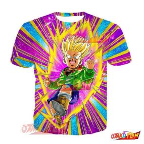 Dragon Ball Confidence-Oozing Struggle Super Saiyan Trunks (Kid) T-Shirt