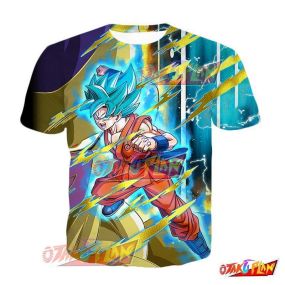 Dragon Ball Crusher of Evil Super Saiyan God SS Goku T-Shirt