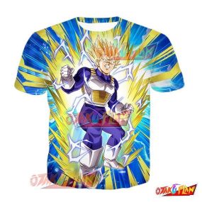 Dragon Ball Determined to Fight Back Super Saiyan 2 Vegeta T-Shirt