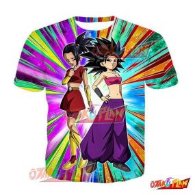 Dragon Ball Female Saiyans of Universe 6 Caulifla & Kale T-Shirt