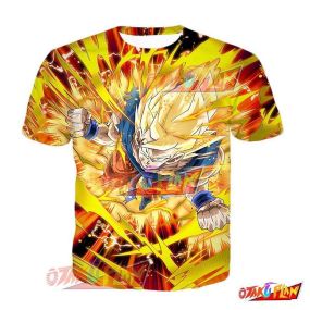 Dragon Ball Furious Limit-Breaking Super Saiyan Goku T-Shirt