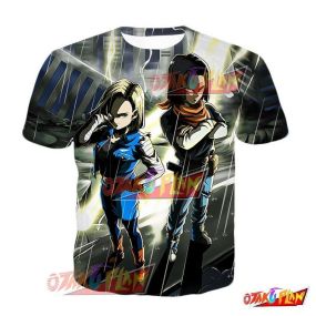Dragon Ball Limitless Energy Androids 17 & 18 T-Shirt