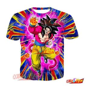 Dragon Ball In Search of Further Evolution Super Saiyan 4 Goku T-Shirt