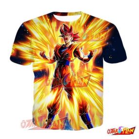 Dragon Ball Resurrected Legend Super Saiyan God Goku T-Shirt