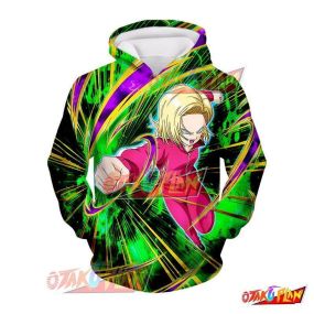 Dragon Ball Love Warrior of Universe 7 Android 18 Hoodie