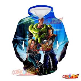 Dragon Ball The Androids Journey Androids 17 & 18Android 16 Hoodie