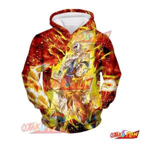 Dragon Ball Pinnacle of Rage Super Saiyan Goku Hoodie