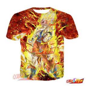 Dragon Ball Pinnacle of Rage Super Saiyan Goku T-Shirt