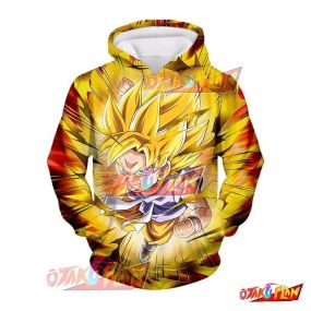 Dragon Ball Saiyan Power Unleashed Super Saiyan Goku (GT) Hoodie