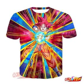 Dragon Ball Saiyan Savior of Legend Super Saiyan God Goku T-Shirt