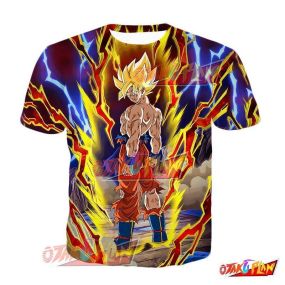 Dragon Ball Self-Assured Victory Declaration Super Saiyan Goku T-Shirt