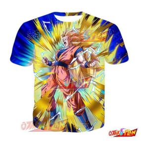 Dragon Ball Stunning Metamorphosis Super Saiyan 3 Goku T-Shirt
