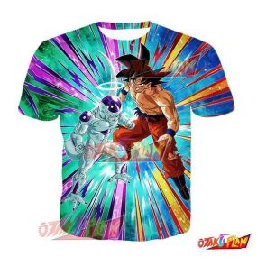 Dragon Ball The Ultimate Final Combo Goku & Frieza (Final Form) (Angel) T-Shirt