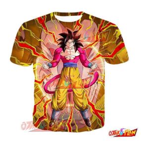 Dragon Ball Transcendental Saiyan Power Super Full Power Saiyan 4 Goku T-Shirt