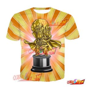 Dragon Ball Worth 1000000 Zeni Hercule Statue (Gold) T-Shirt