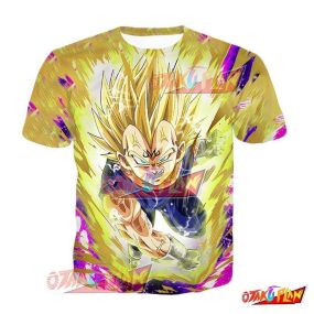 Dragon Ball A Warrior Obsessed Majin Vegeta T-Shirt