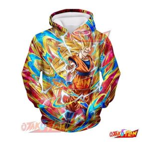 Dragon Ball Astounding Transformation Super Saiyan 3 Goku (Angel) Hoodie
