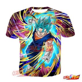 Dragon Ball Azure Omnipotence Super Saiyan God SS Vegito T-Shirt