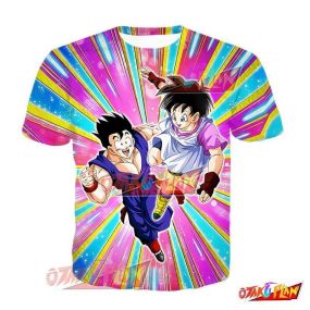 Dragon Ball Brave Pair Gohan (Teen) & Videl T-Shirt