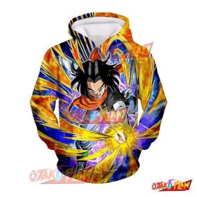 Dragon Ball Concentrated Power Android 17 Hoodie