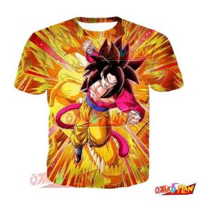 Dragon Ball Hope-Filled Strike Super Full Power Saiyan 4 Goku T-Shirt