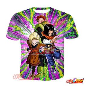 Dragon Ball Infinite Energy Assault Androids 17 & 18 T-Shirt