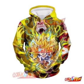 Dragon Ball Inklings of Ultimate Power Super Saiyan 3 Goku (GT) (Golden Giant Ape) Hoodie